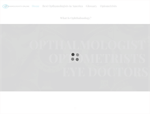 Tablet Screenshot of opthamologists-online.com